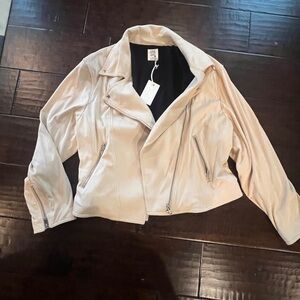 Women's Cream Bomber Jacket
